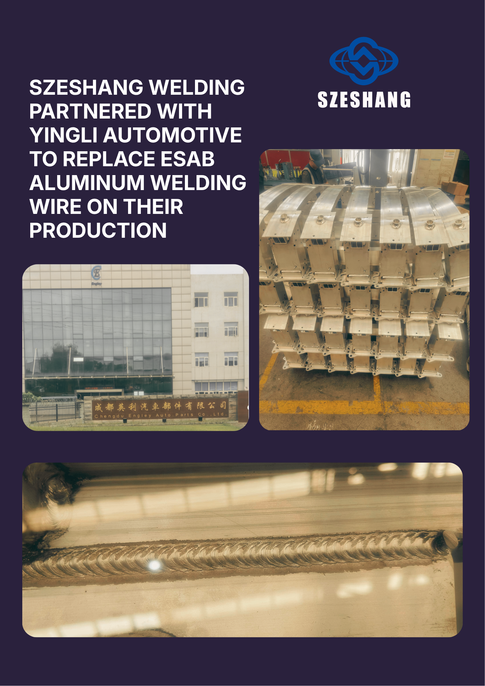 Szeshang Partnered with Yingli Automotive Szeshang ha collaborato con Yingli Automotive