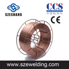 Certificato CE Filo per saldatura solido con bobina metallica BS300, filo per saldatura rivestito in rame ER70S-6, filo per saldatura schermato con gas dalla fabbrica cinese 