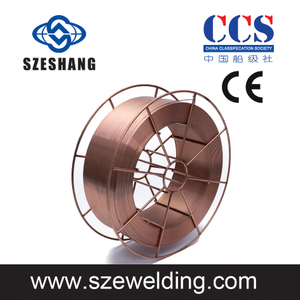 Certificato CE Filo per saldatura solido con bobina metallica BS300, filo per saldatura rivestito in rame ER70S-6, filo per saldatura schermato con gas dalla fabbrica cinese 